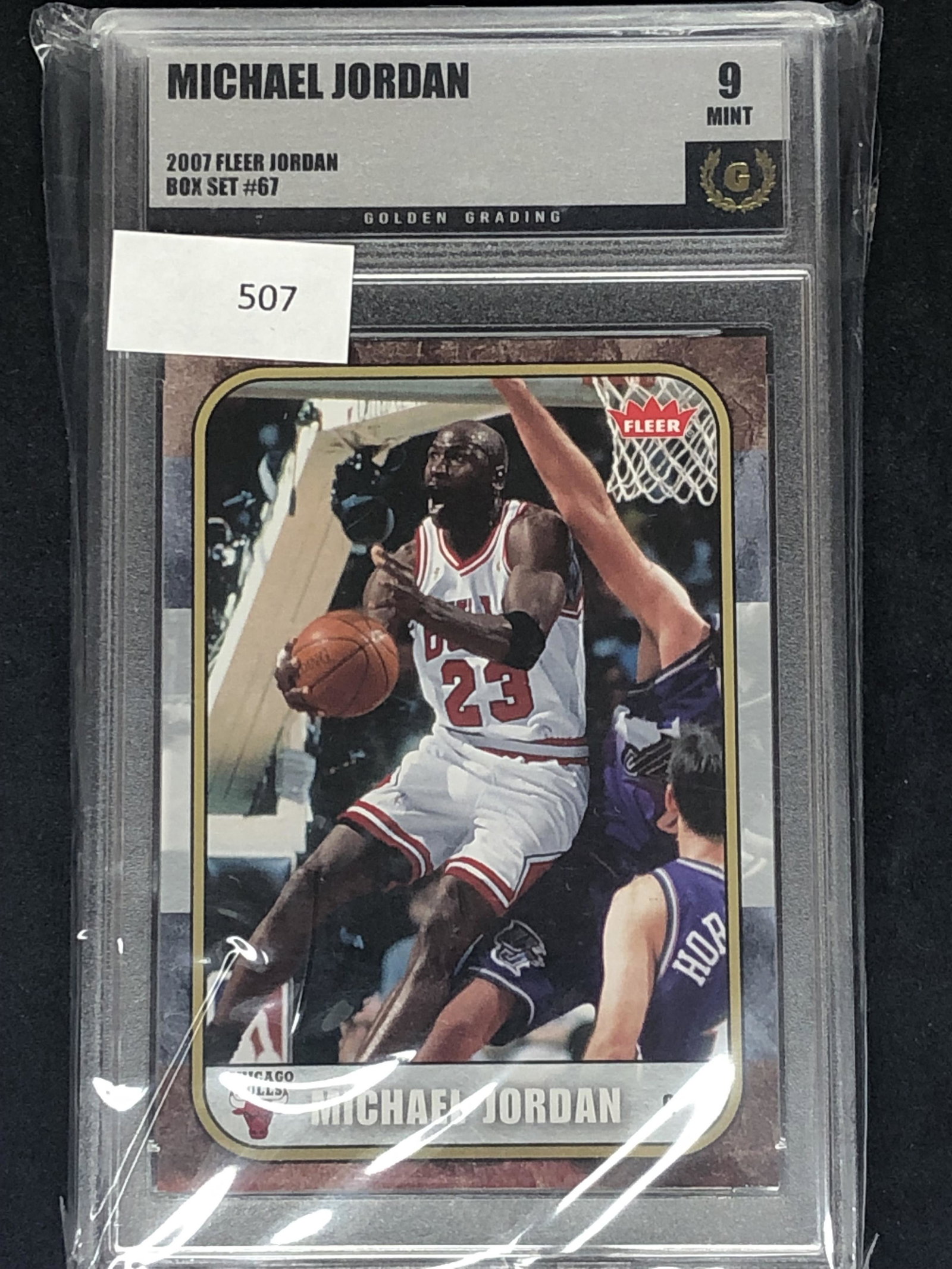 Michael Jordan Fleet Golden Grading 9: Michael Jordan Fleet Golden Grading 9