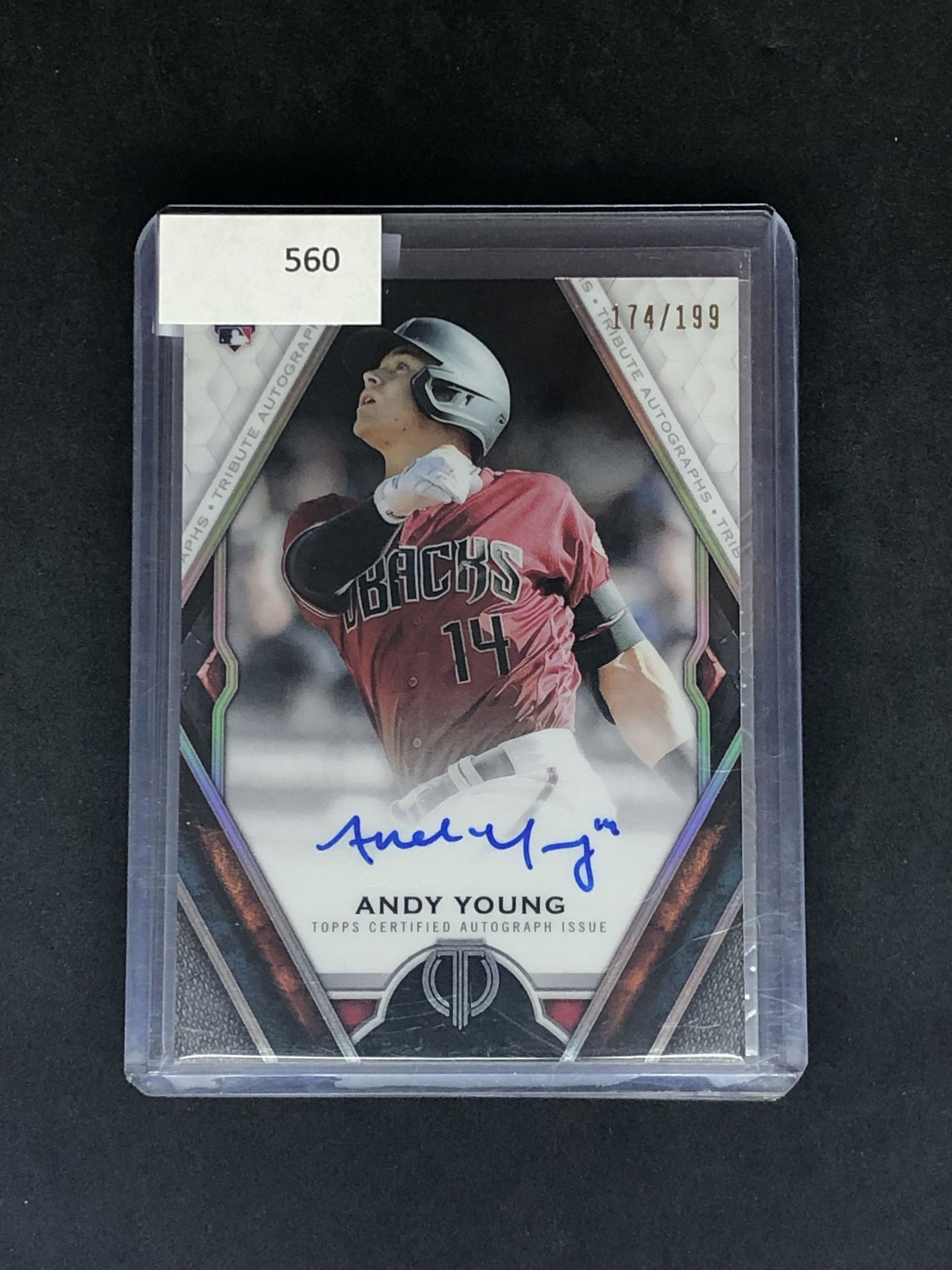 Andy Young Topps Tribute Auto (1 of 1)