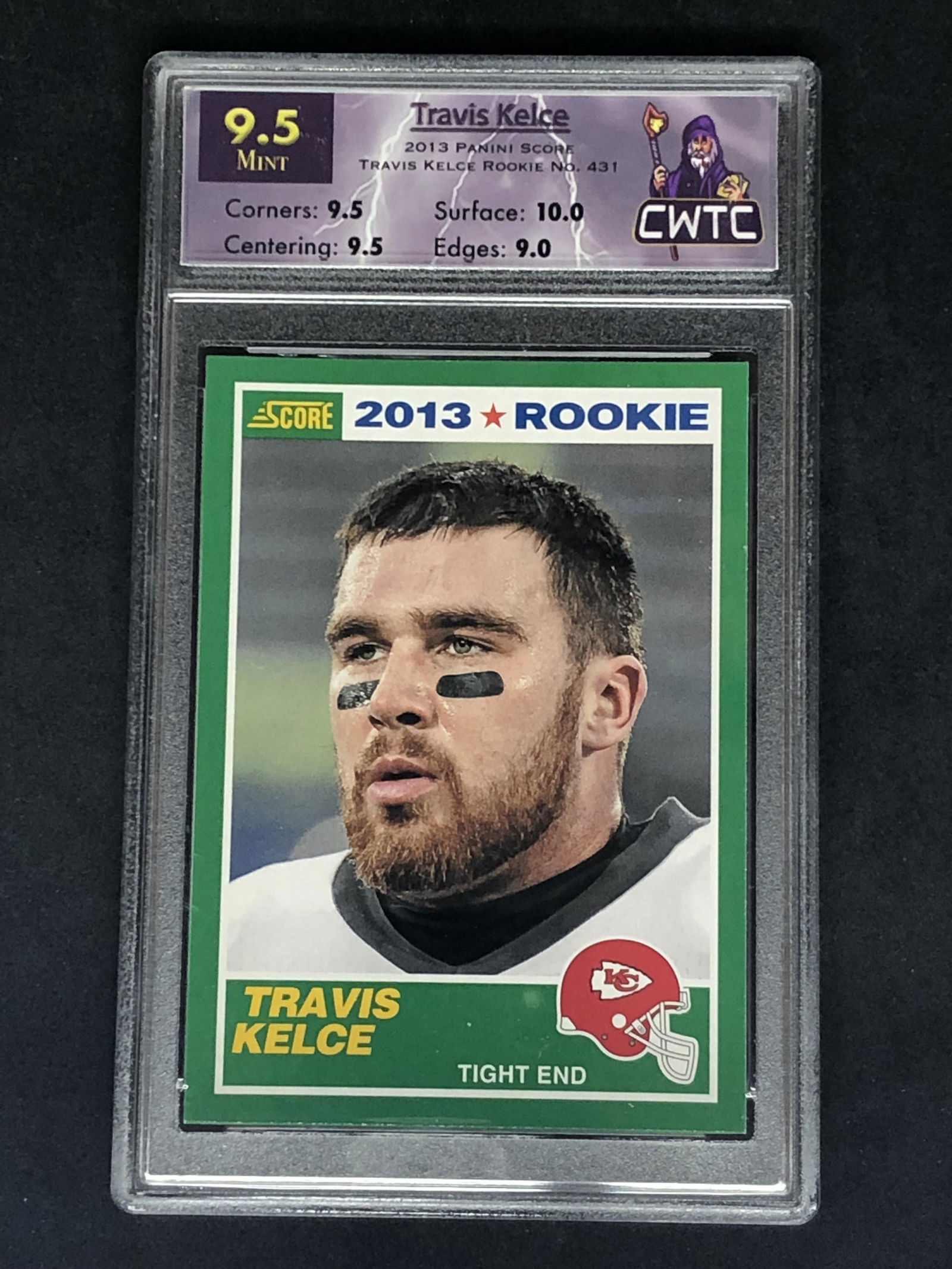 Travis Kelce Score Rookie CWTC 9.5 (1 of 1)