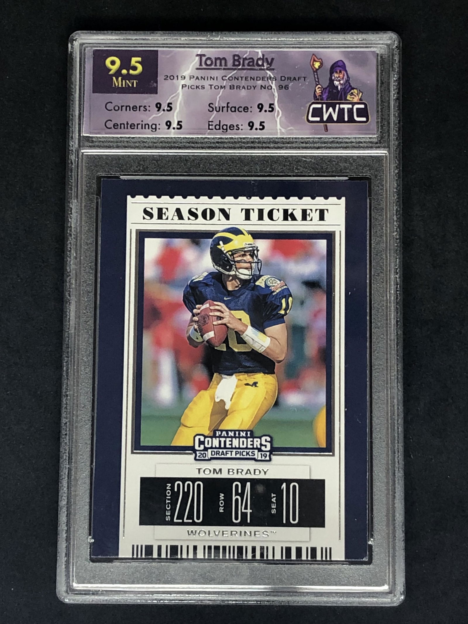 Tom Brady Panini Contenders CWTC 9.5 (1 of 1)