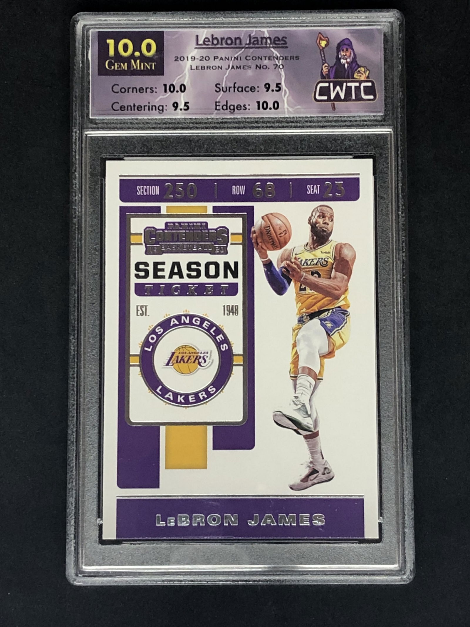 LeBron James Panini Contenders CWTC 10 (1 of 1)