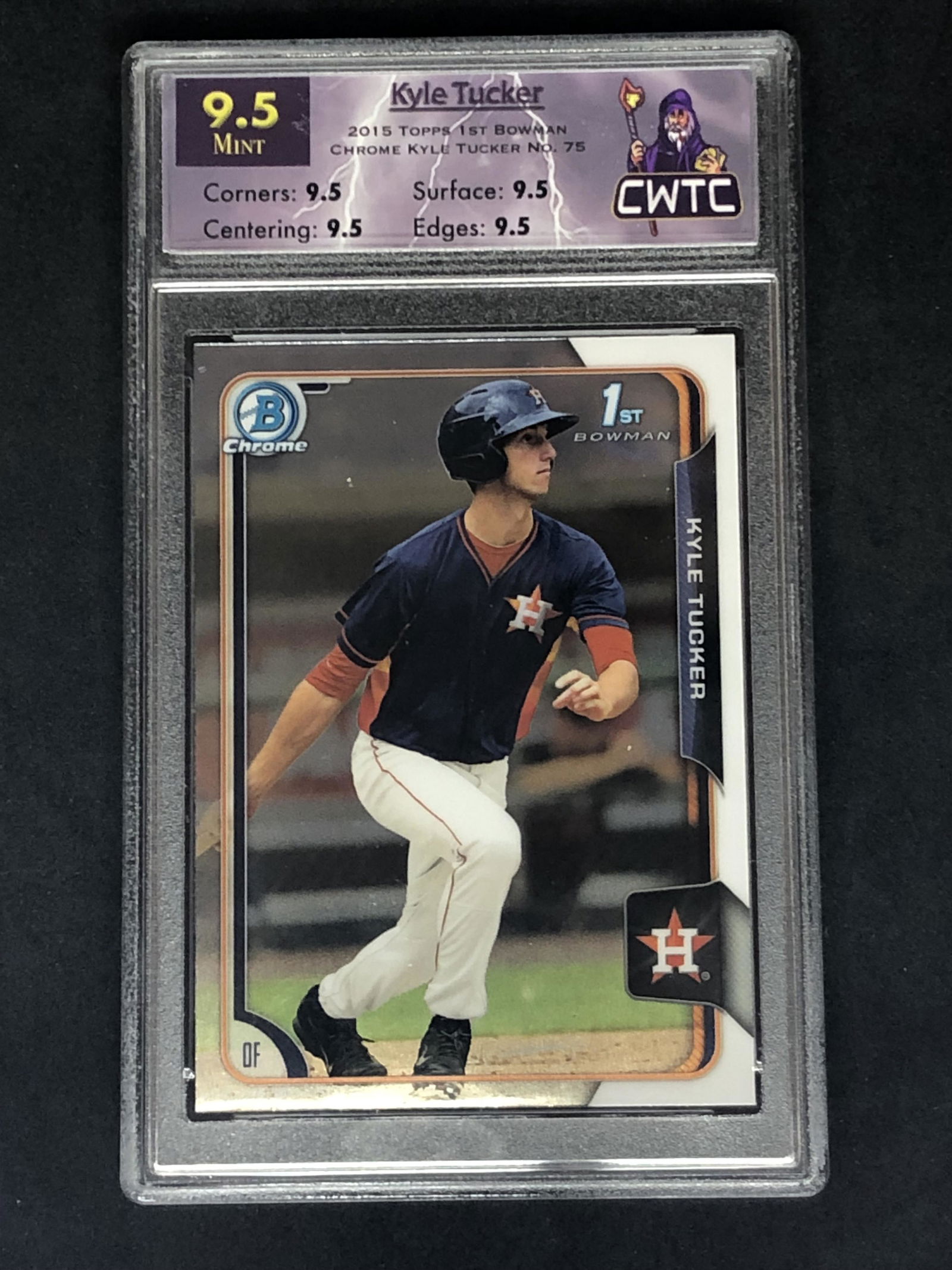 Kyle Tucker 1st Bowman Chrome CWTC 9.5 (1 of 1)