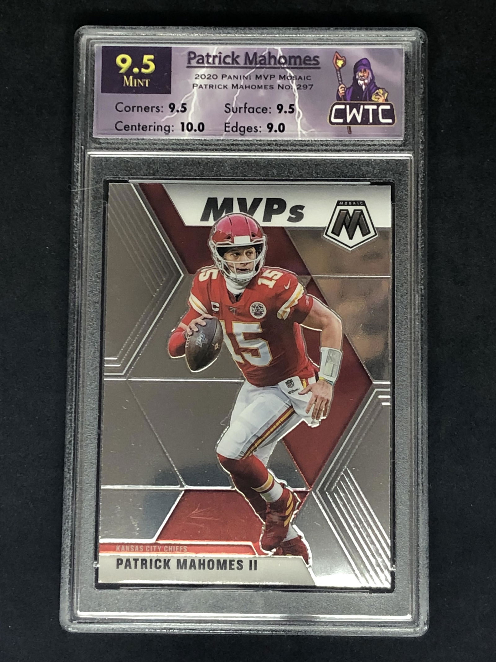 Patrick Mahomes Panini Mosaic CWTC 9.5 (1 of 1)