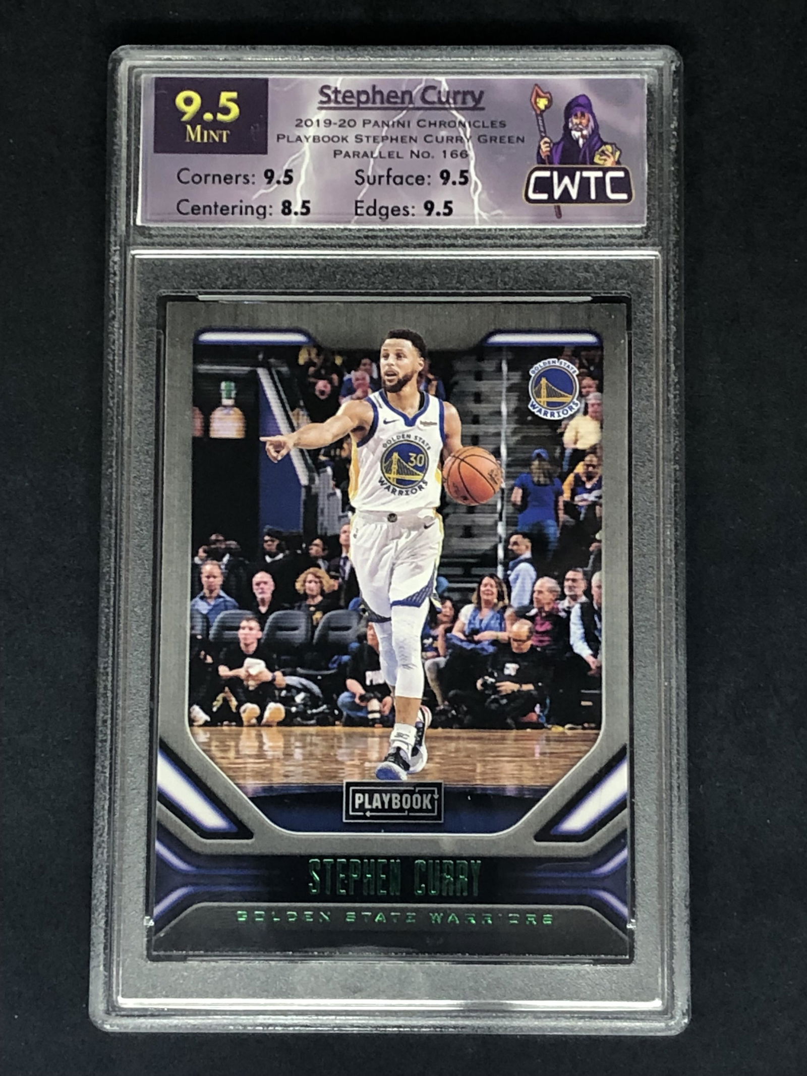 Stephen Curry Panini Chronicles Green CWTC 9.5 (1 of 1)