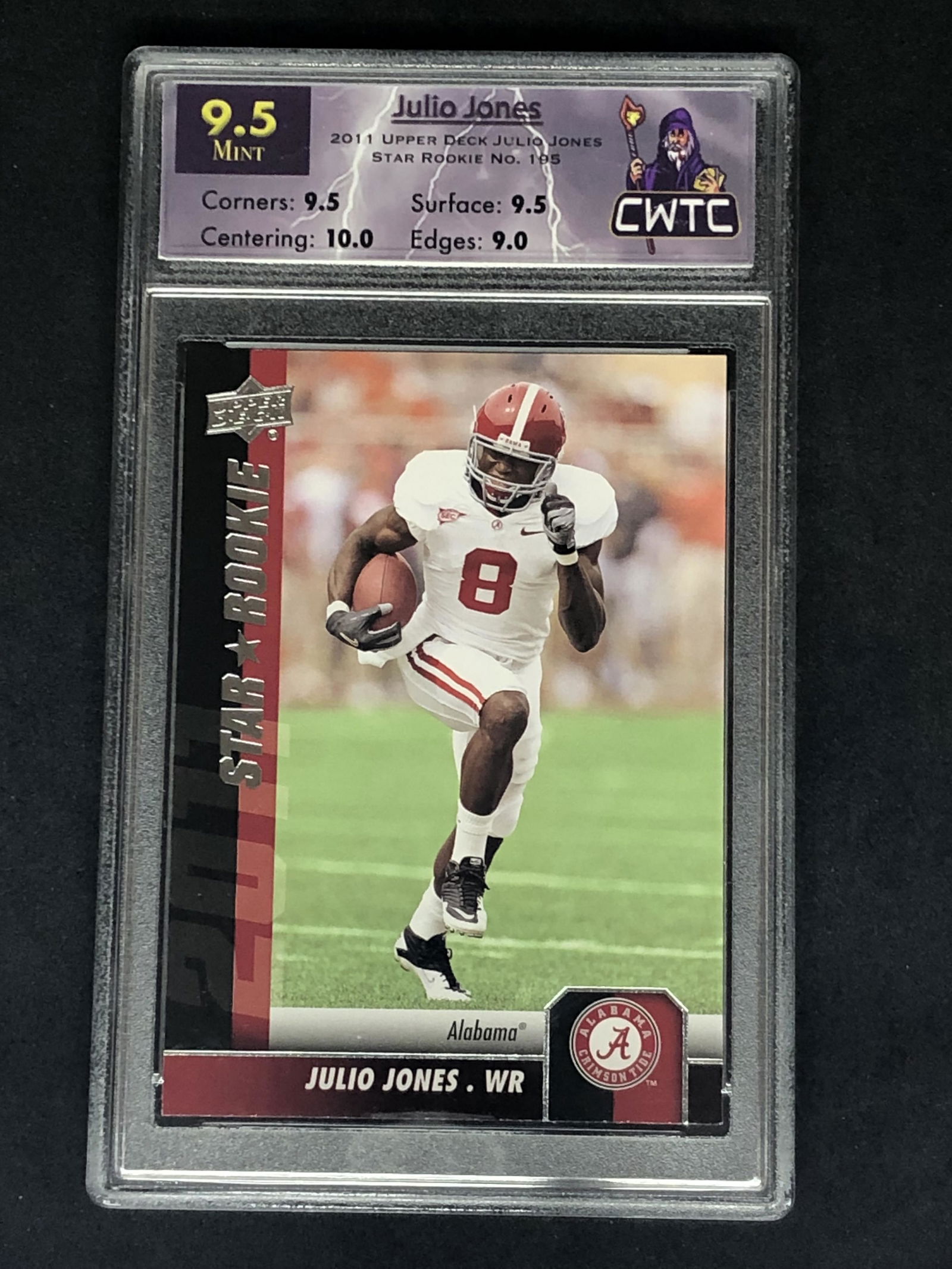Julio Jones Upper Deck Rookie CWTC 9.5 (1 of 1)