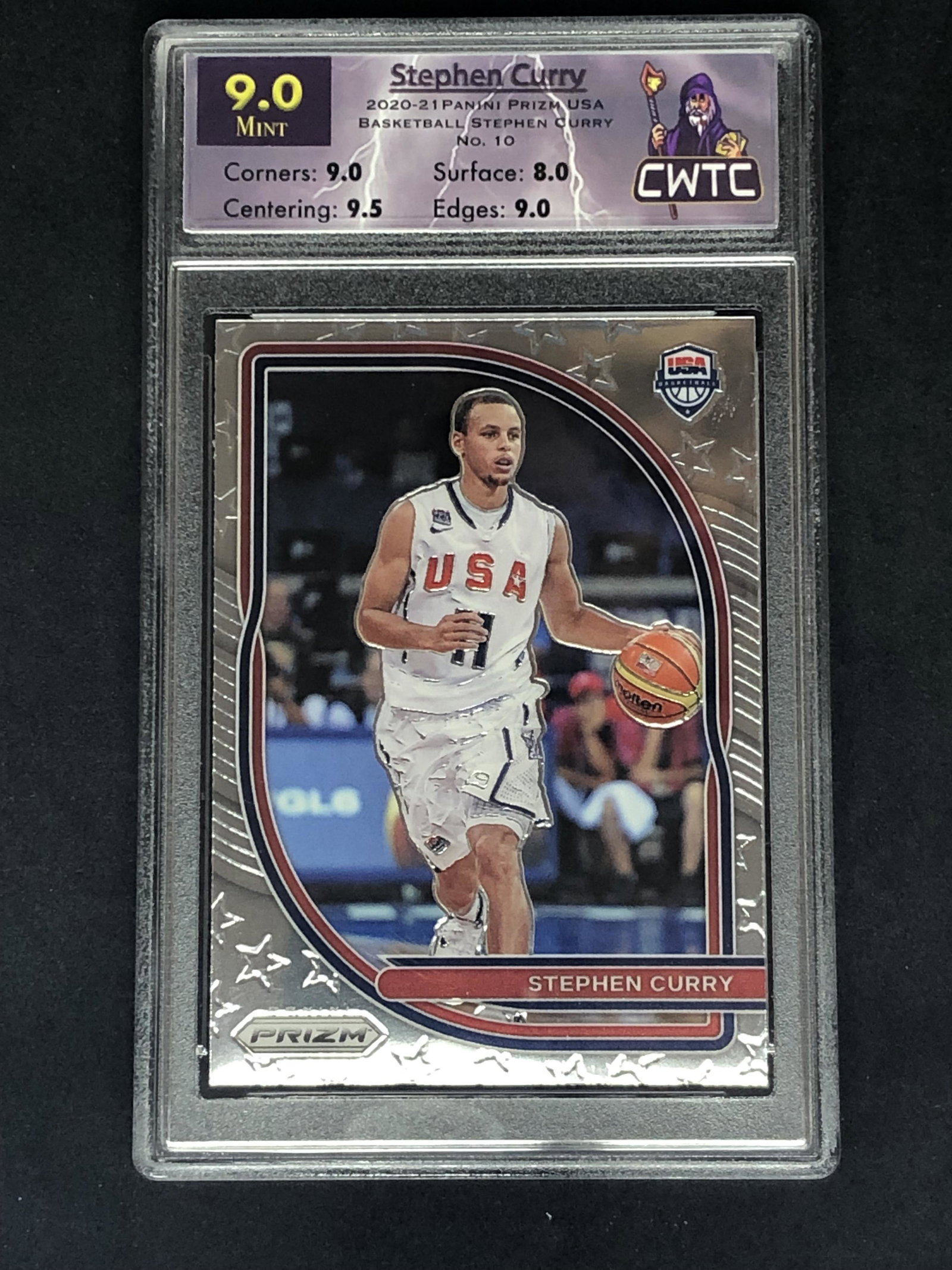 Stephen Curry Panini Prizm CWTC 9.0: Stephen Curry Panini Prizm CWTC 9.0