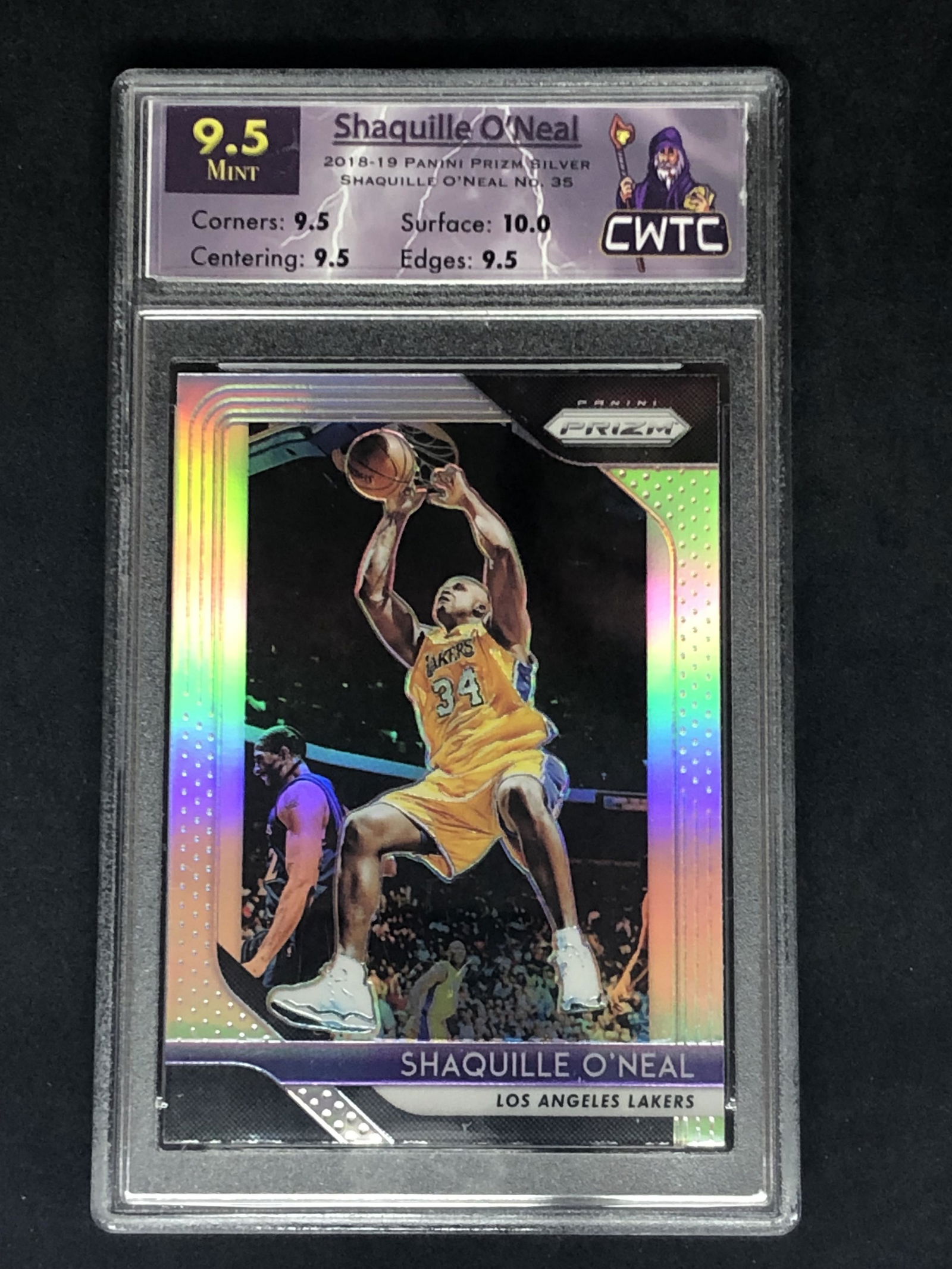 Shaquille O'Neal Panini Prizm Silver CWTC 9.5 (1 of 1)