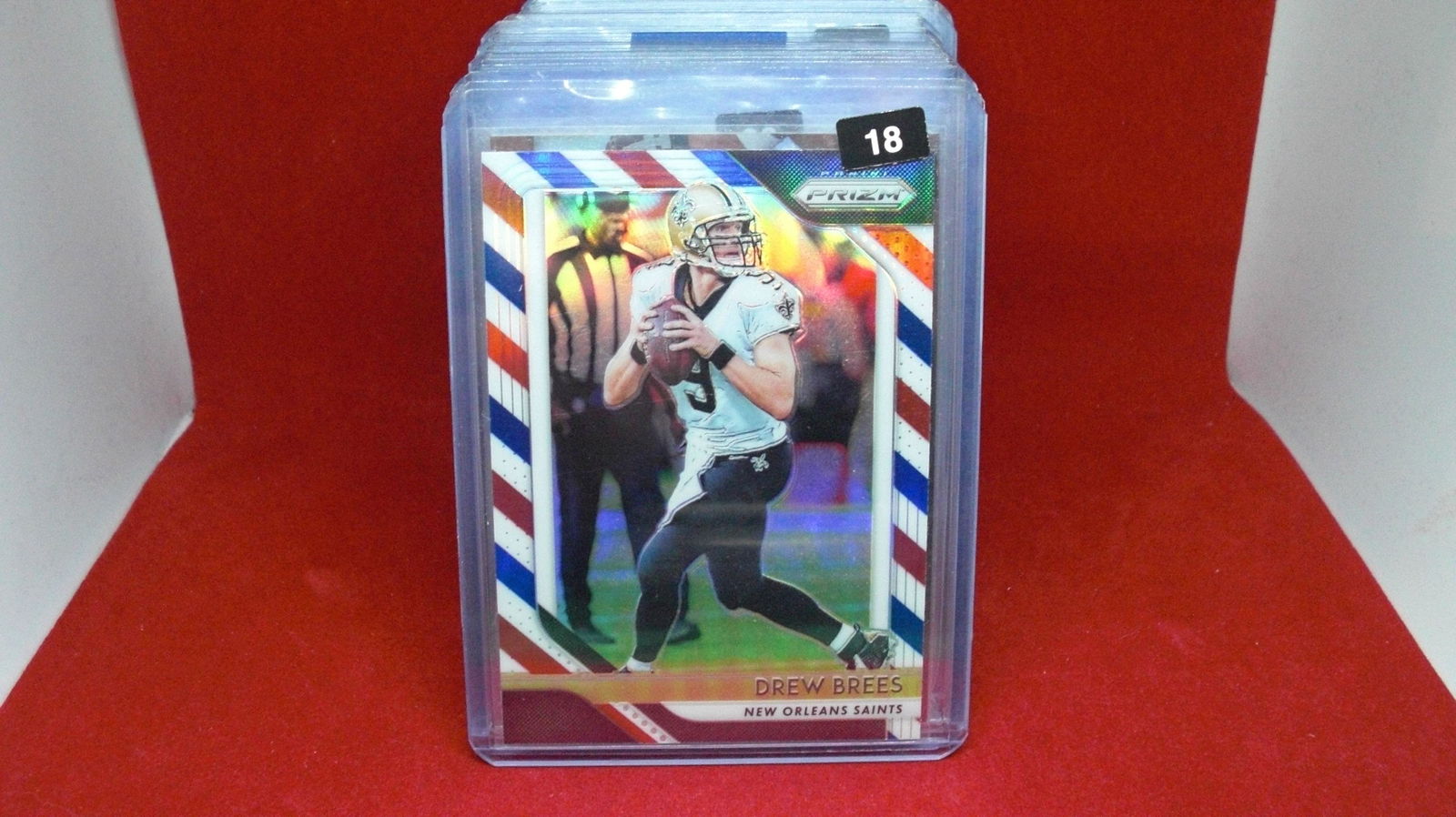 Drew Brees red white blue prism (1 of 1)