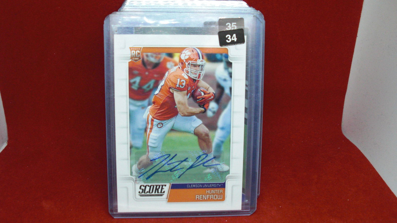 Hunter renfrow Raiders rookie auto (1 of 1)