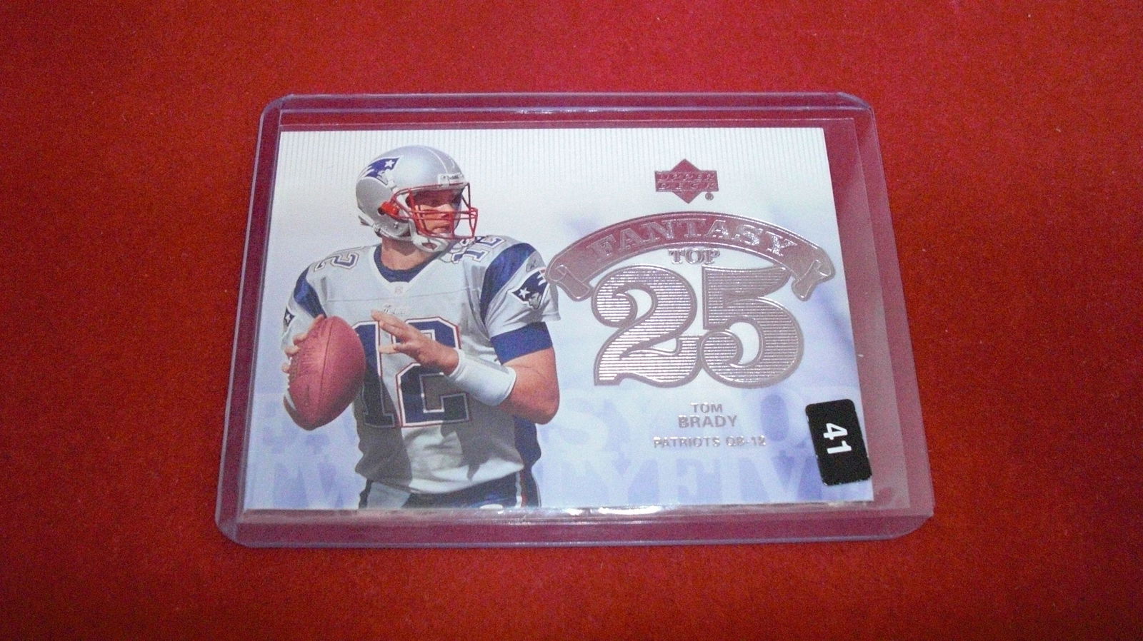 2006 upper deck Tom Brady (1 of 1)