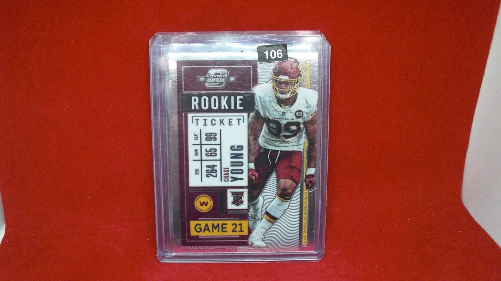 chase young contenders optic rookie (1 of 1)