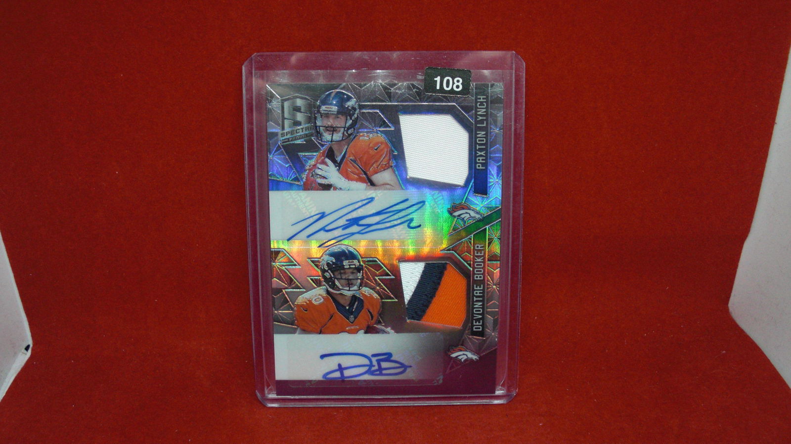 denver broncos dual Patch auto 20/25 (1 of 1)