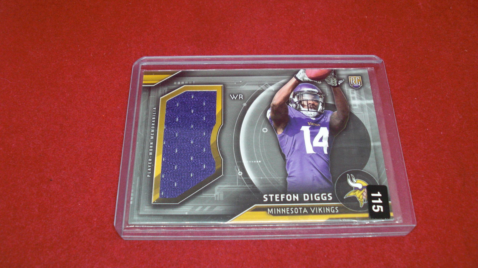 stefon diggs rookie jersey card (1 of 1)