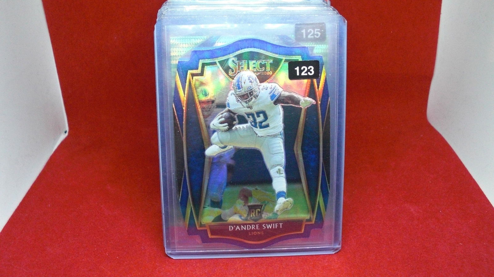 d'andre swift blue die cut rookie (1 of 1)