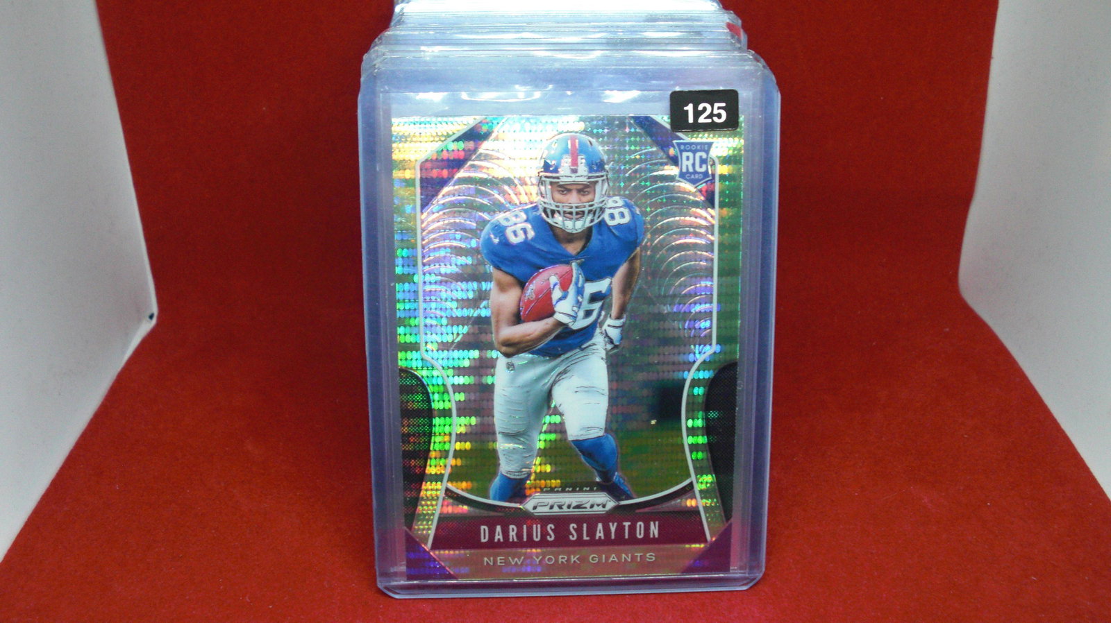 darius slayton green pulsar rookie: in top loader