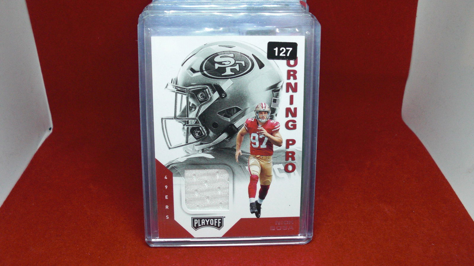 nick bosa playoff jersey card (1 of 1)