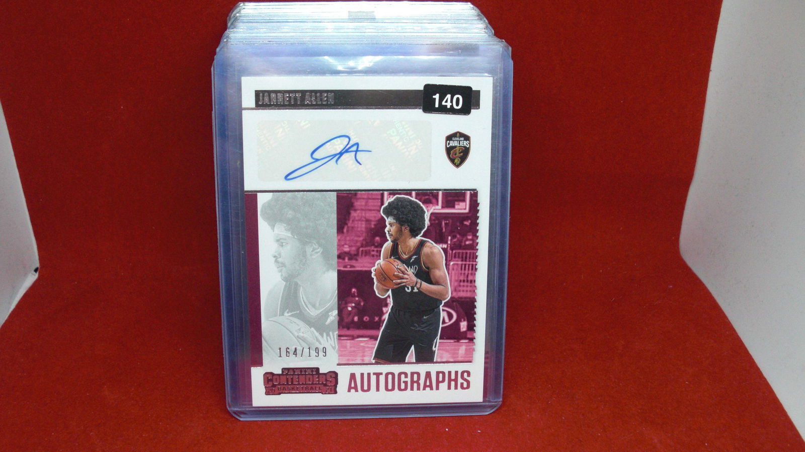 jarrett allen signature card 164/199 (1 of 1)