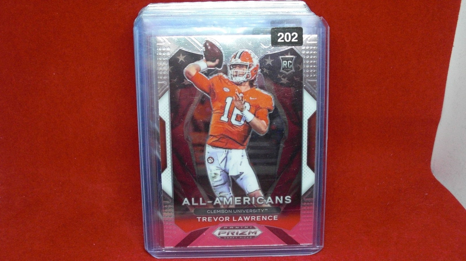 trevor lawrence all-americans: in top loader