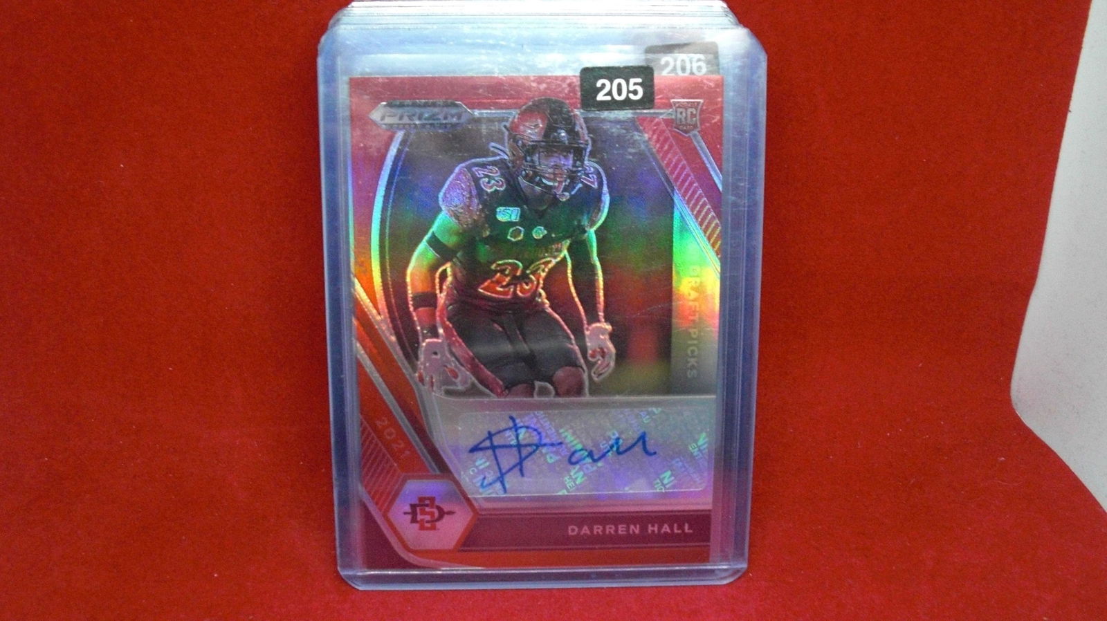 darren hall red prizm auto (1 of 1)