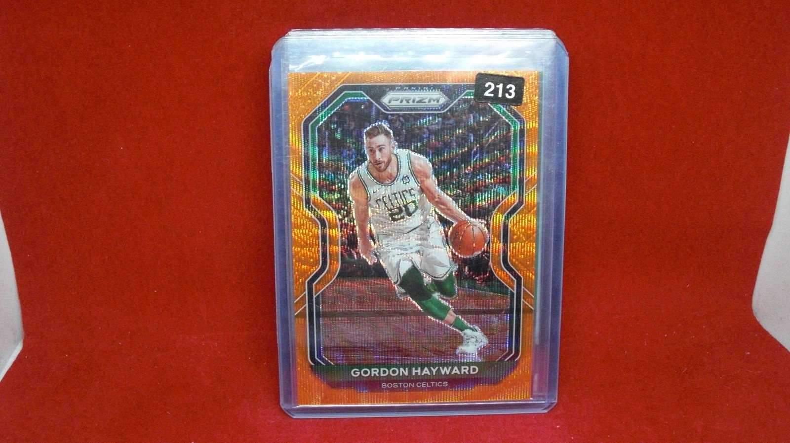 gordon hayward orange wave prizm 06/60 (1 of 1)