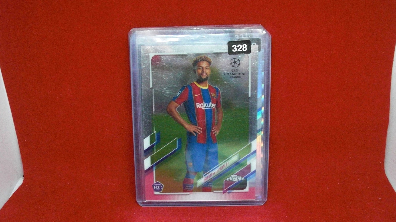 konrad de dl fuente soccer card: in top loader