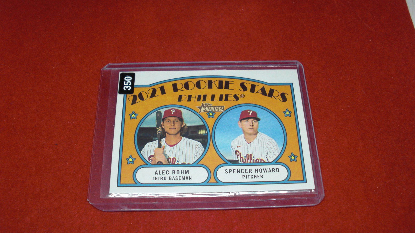 Alec bohm rookie card (1 of 1)