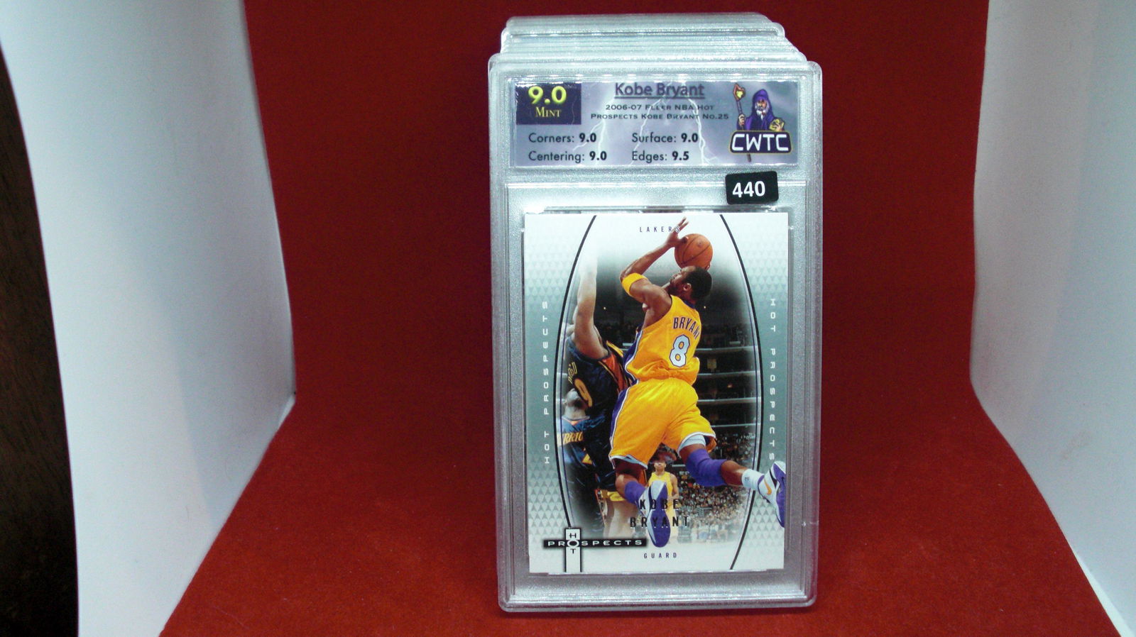 cwtc graded 9.0 kobe bryant 2006-07 hot prospects (1 of 1)