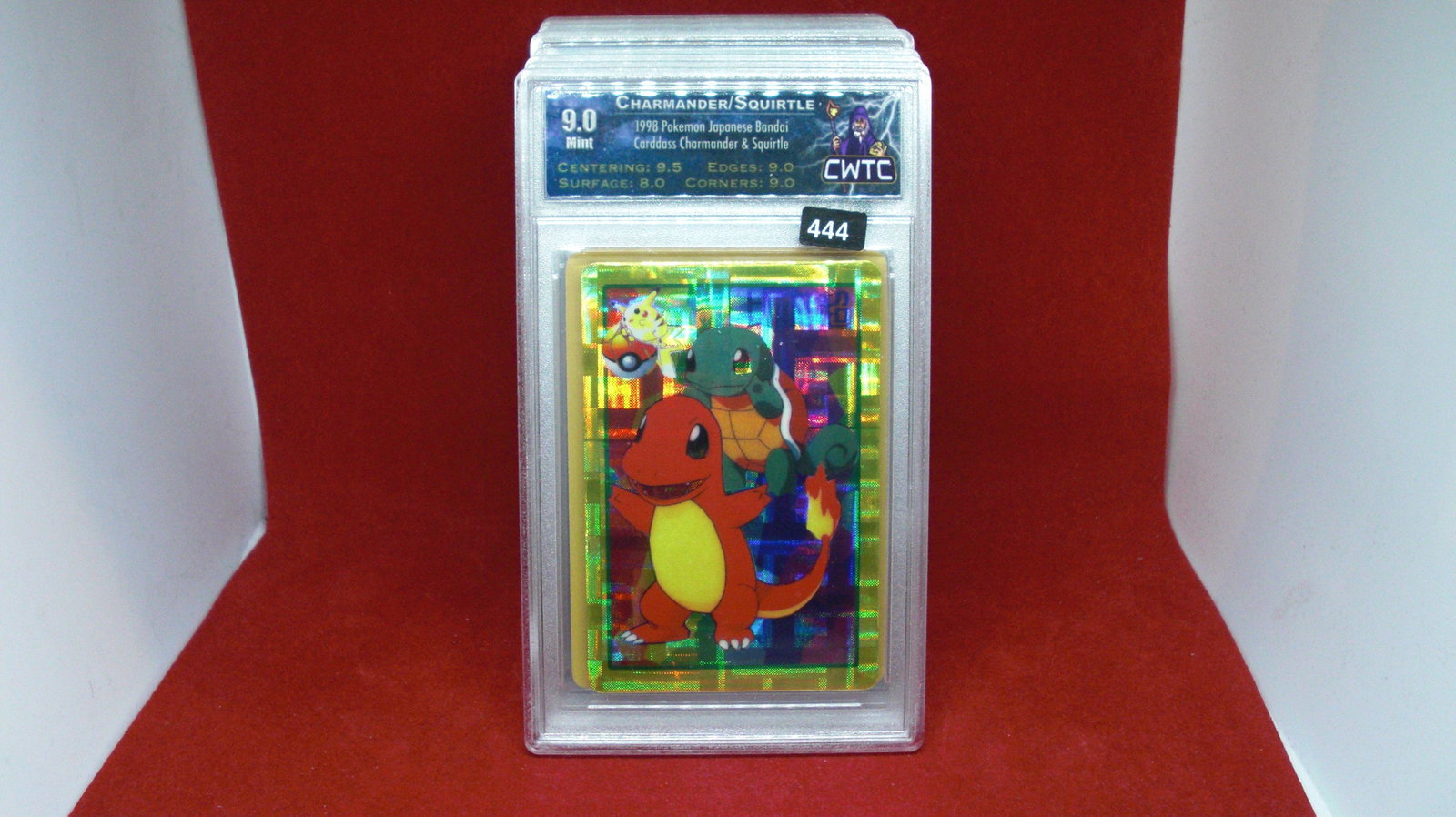 cwtc graded 9.0 charmander and squirtle card (1 of 1)