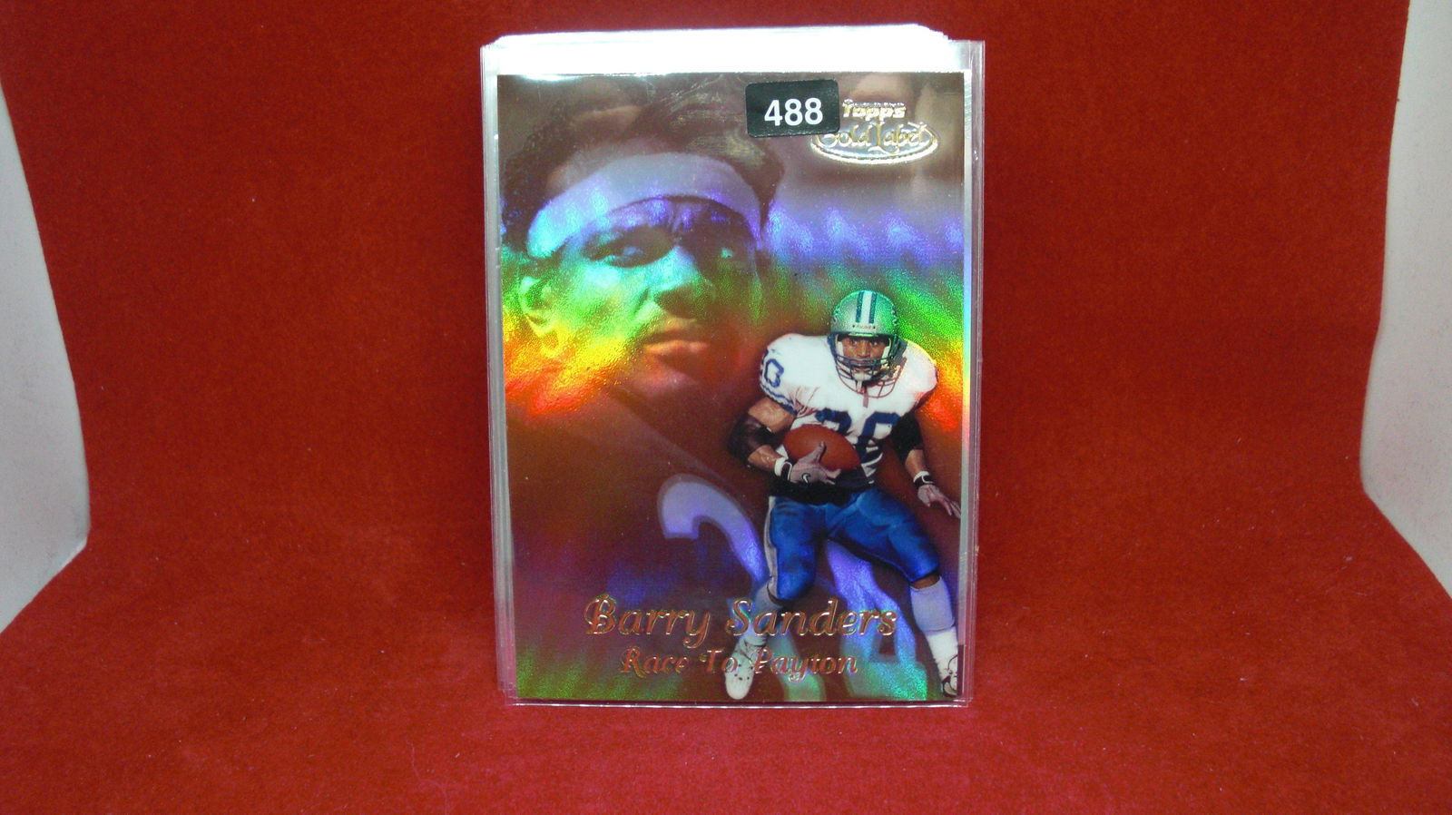 Barry Sanders Topps gold label (1 of 1)