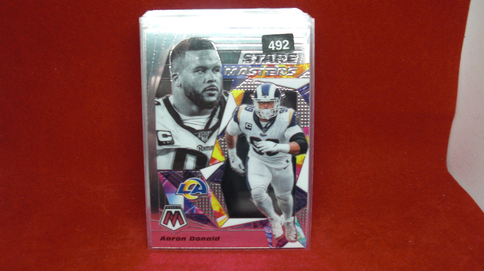 Aaron Donald insert card: in top loader