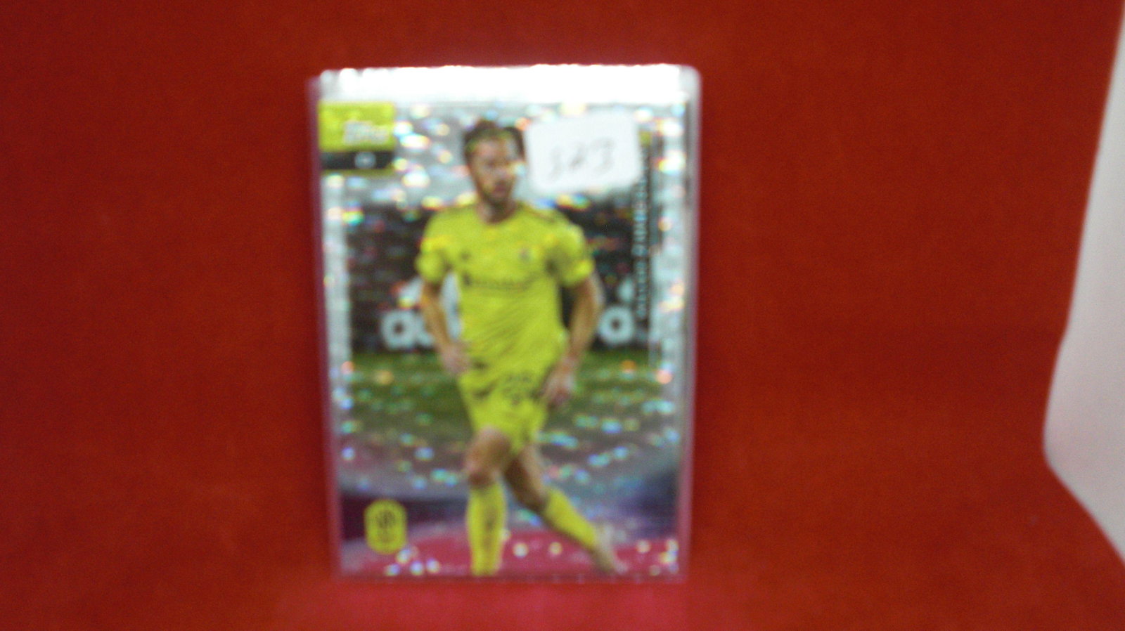 Walker Zimmerman Topps soccer card: in top loader