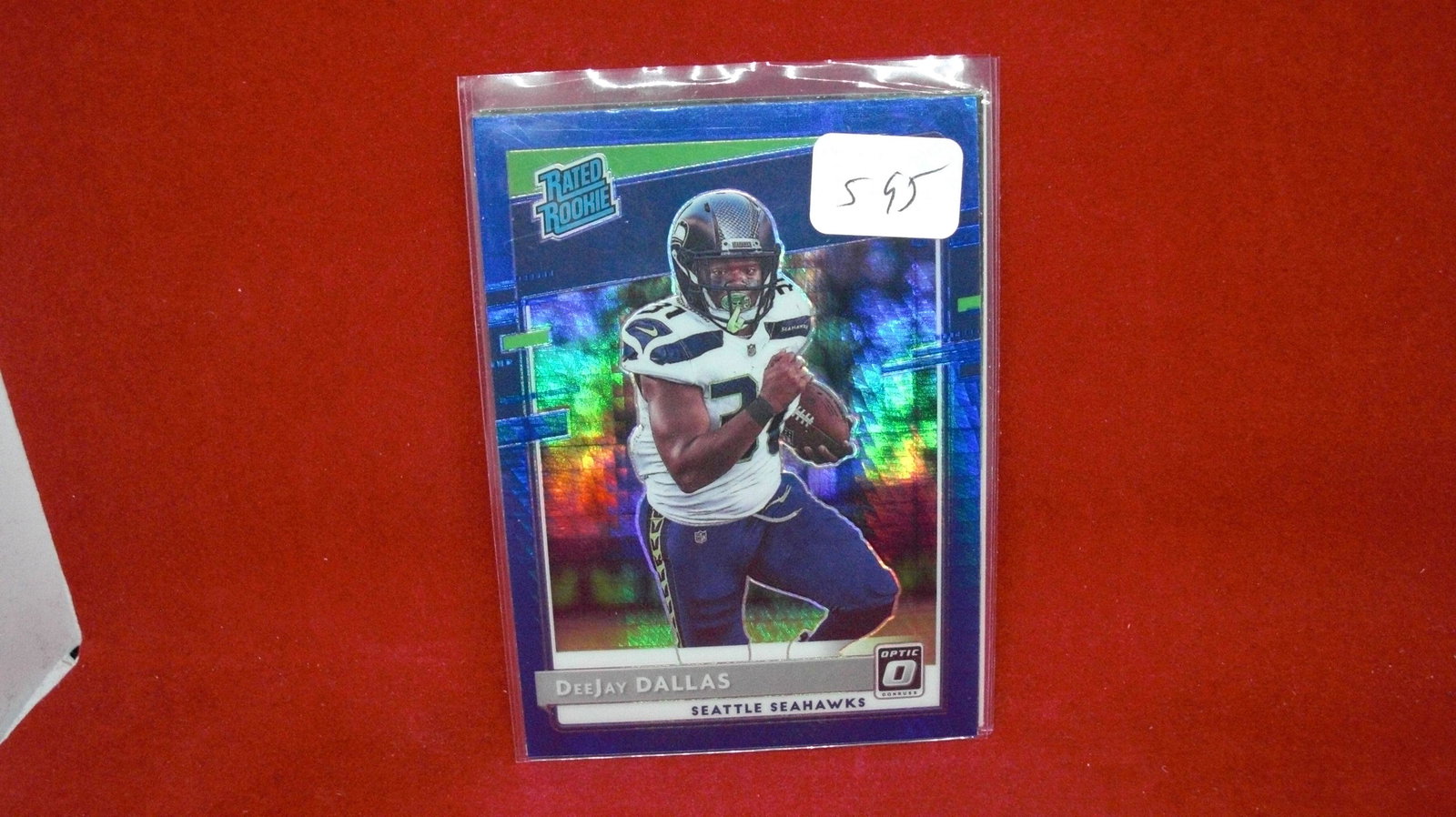 DeeJay Dallas blue hyper rated rookie (1 of 1)