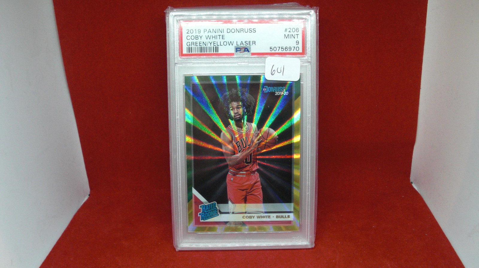 PSA 9 mint coby white green yellow laser rated rookie (1 of 1)