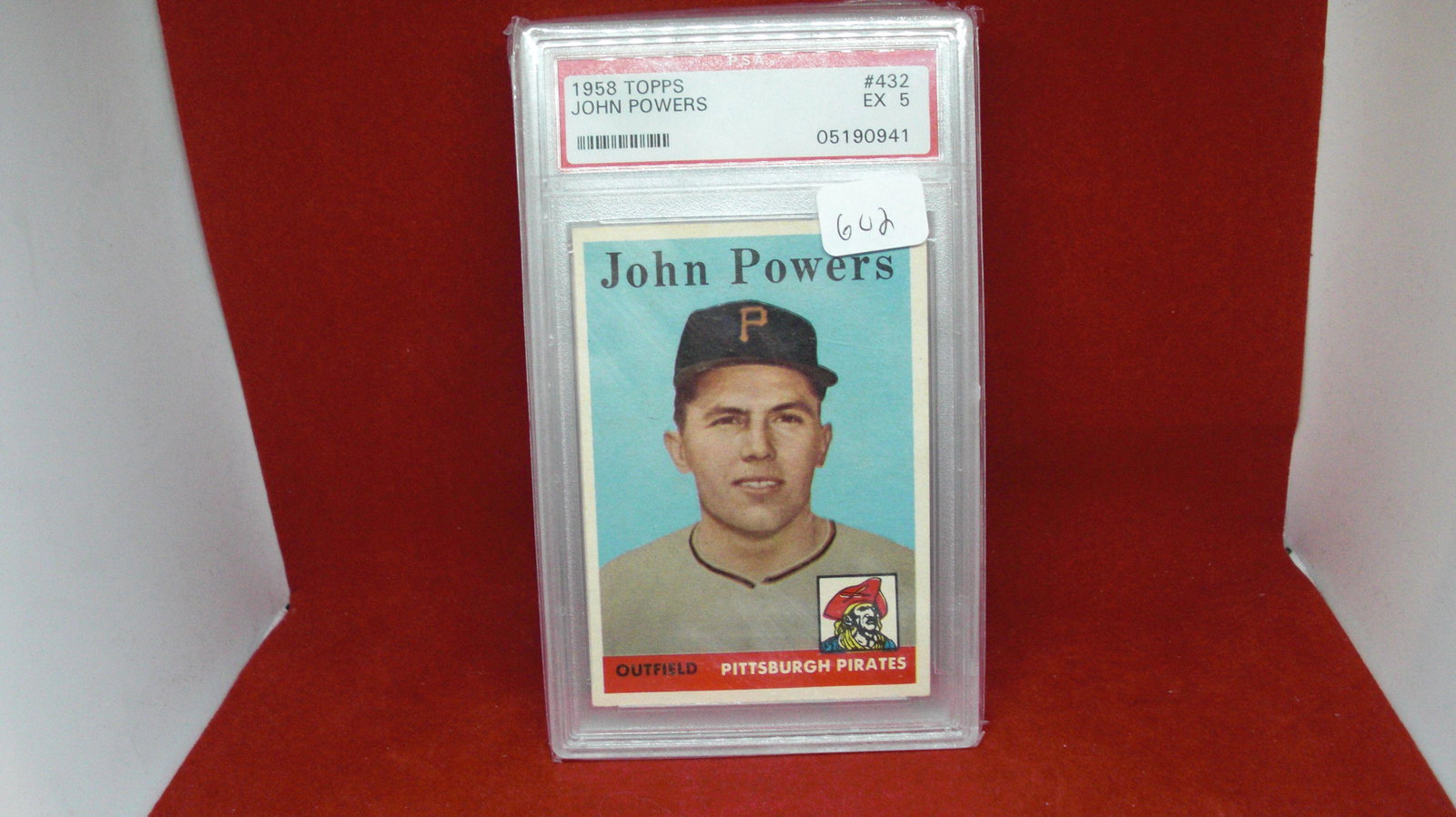 PSA graded 5 John powers 1958 Topps (1 of 1)