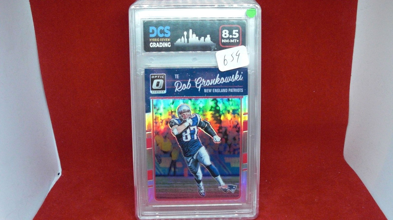 DCS grading 8.5 rob gronkowski silver optic (1 of 1)