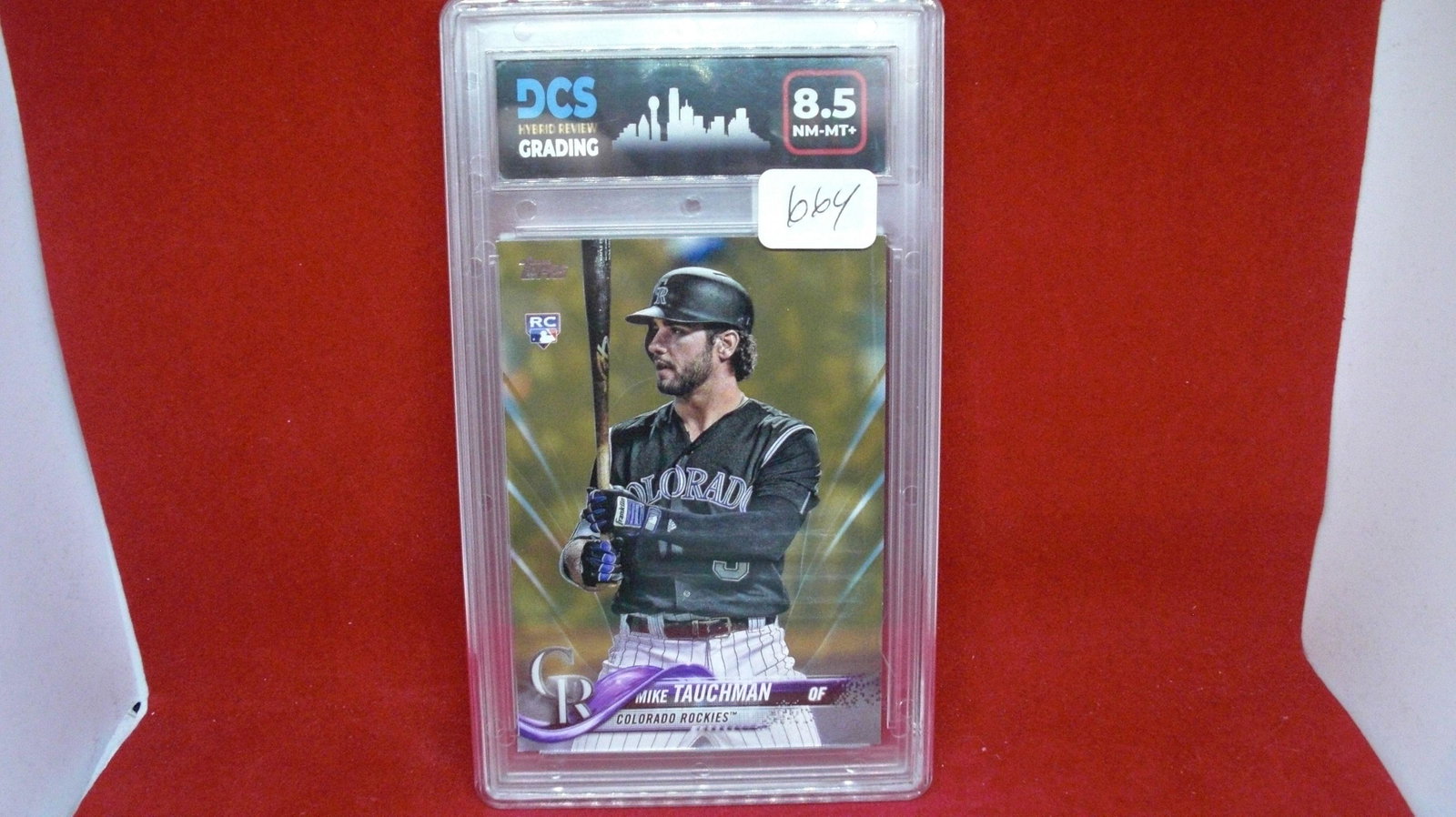 DCS grading mike tauchman gold rookie/2018: graded trading card
