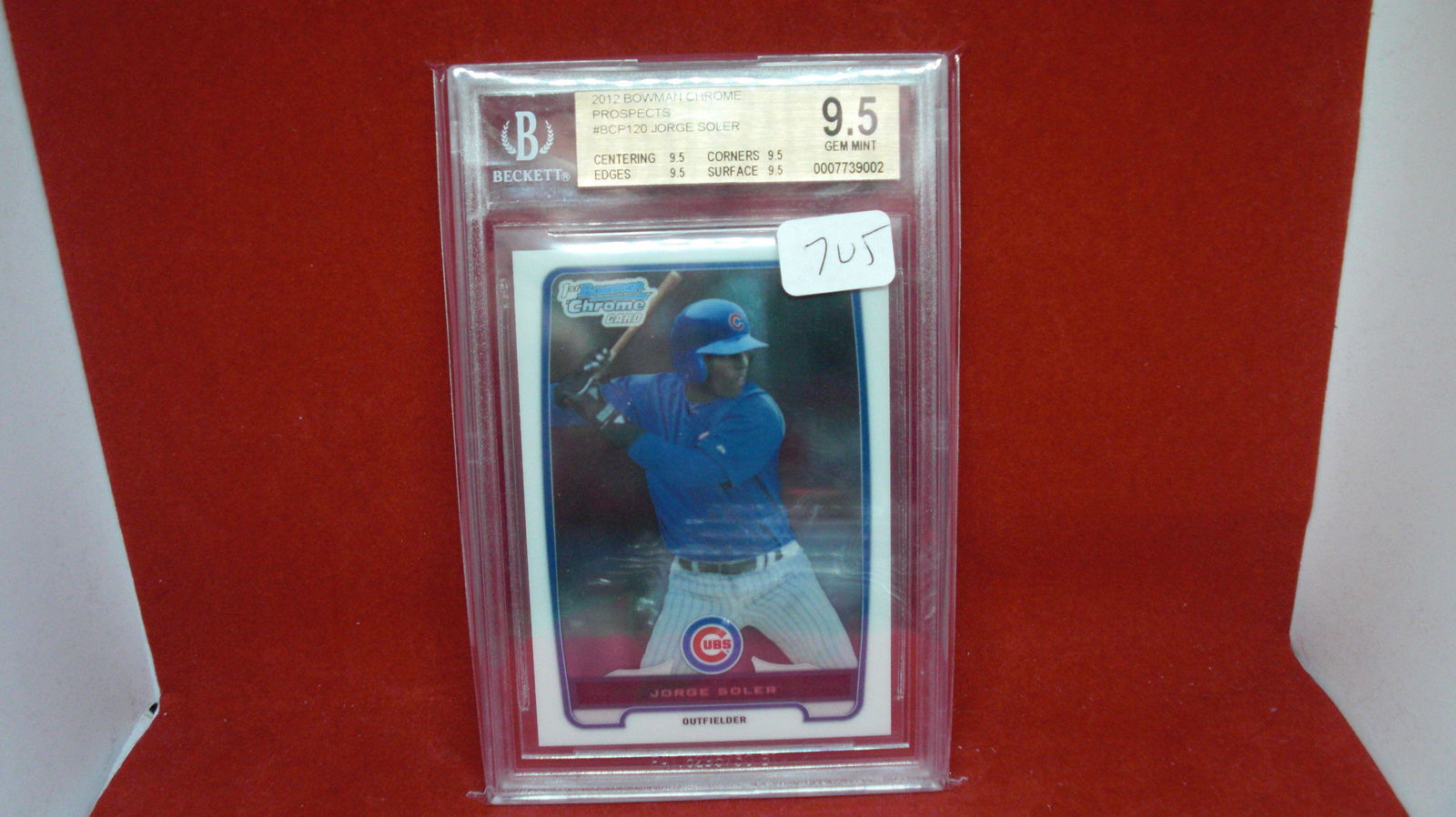 bgs graded jorge soler 1st bowman (1 of 1)