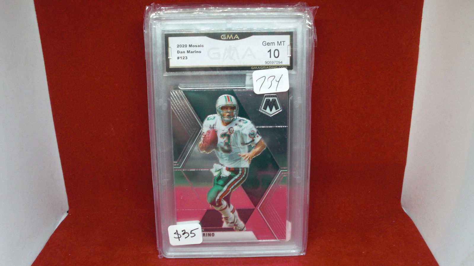 GMA graded gem 10 dan marino mosaic (1 of 1)