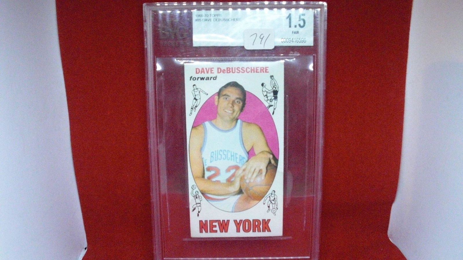 BVG GRADED 1969-70 TOPPS DAVE DEBUSSCHERE (1 of 1)