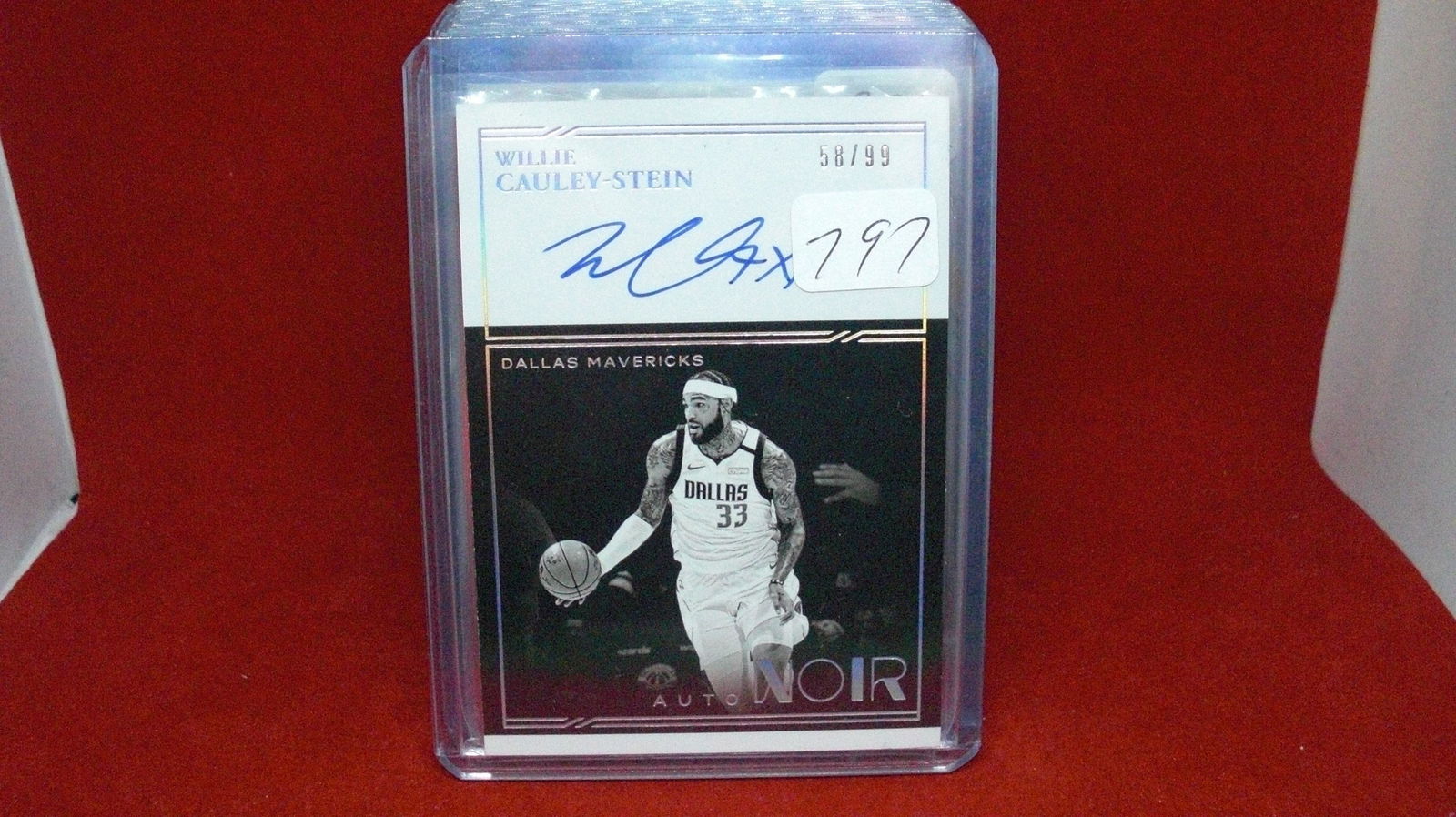 WILLIE CAULIE STEIN NOIR AUTO 58/99 (1 of 1)