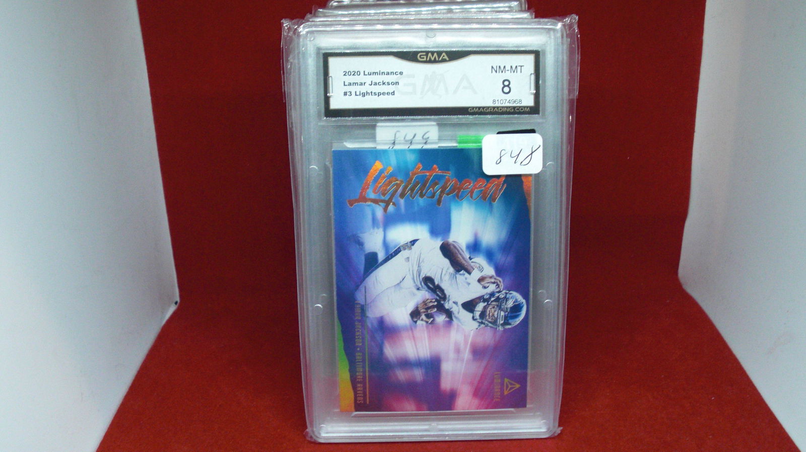 GMA graded lamar jackson insert (1 of 1)