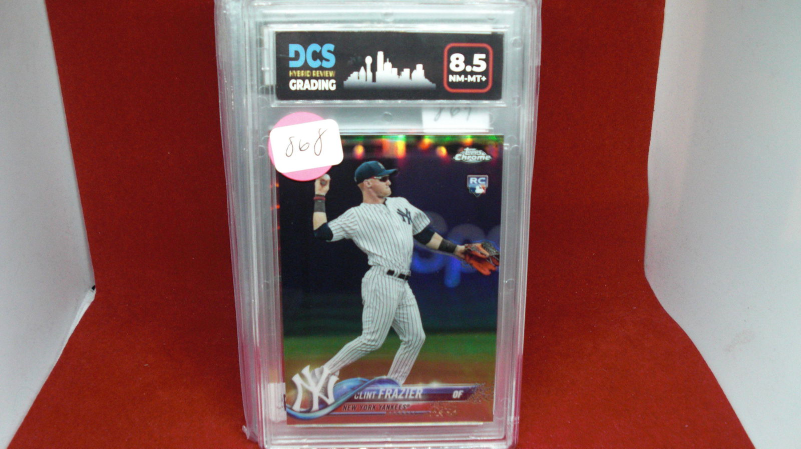 DCS graded 8.5 clint frazier rookie card (1 of 1)