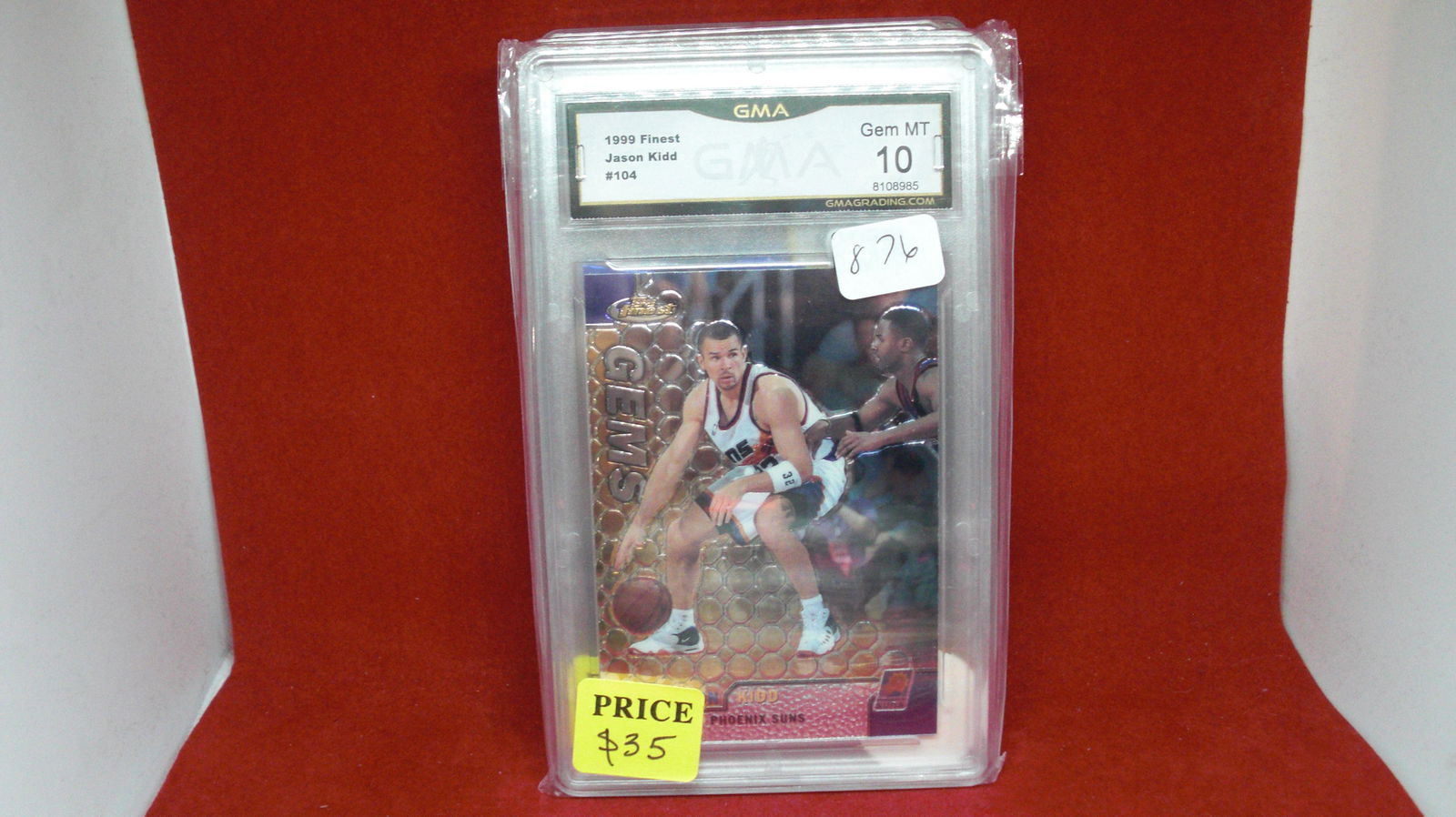 GMA gem 10 jason kidd 1999 topps finest (1 of 1)