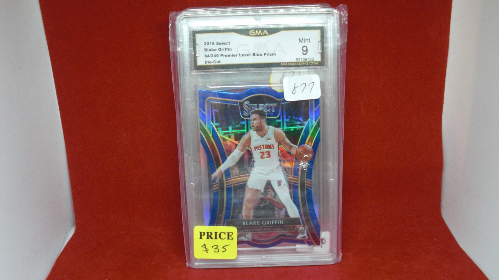 GMA graded mint 9 blake griffin blue die cut (1 of 1)
