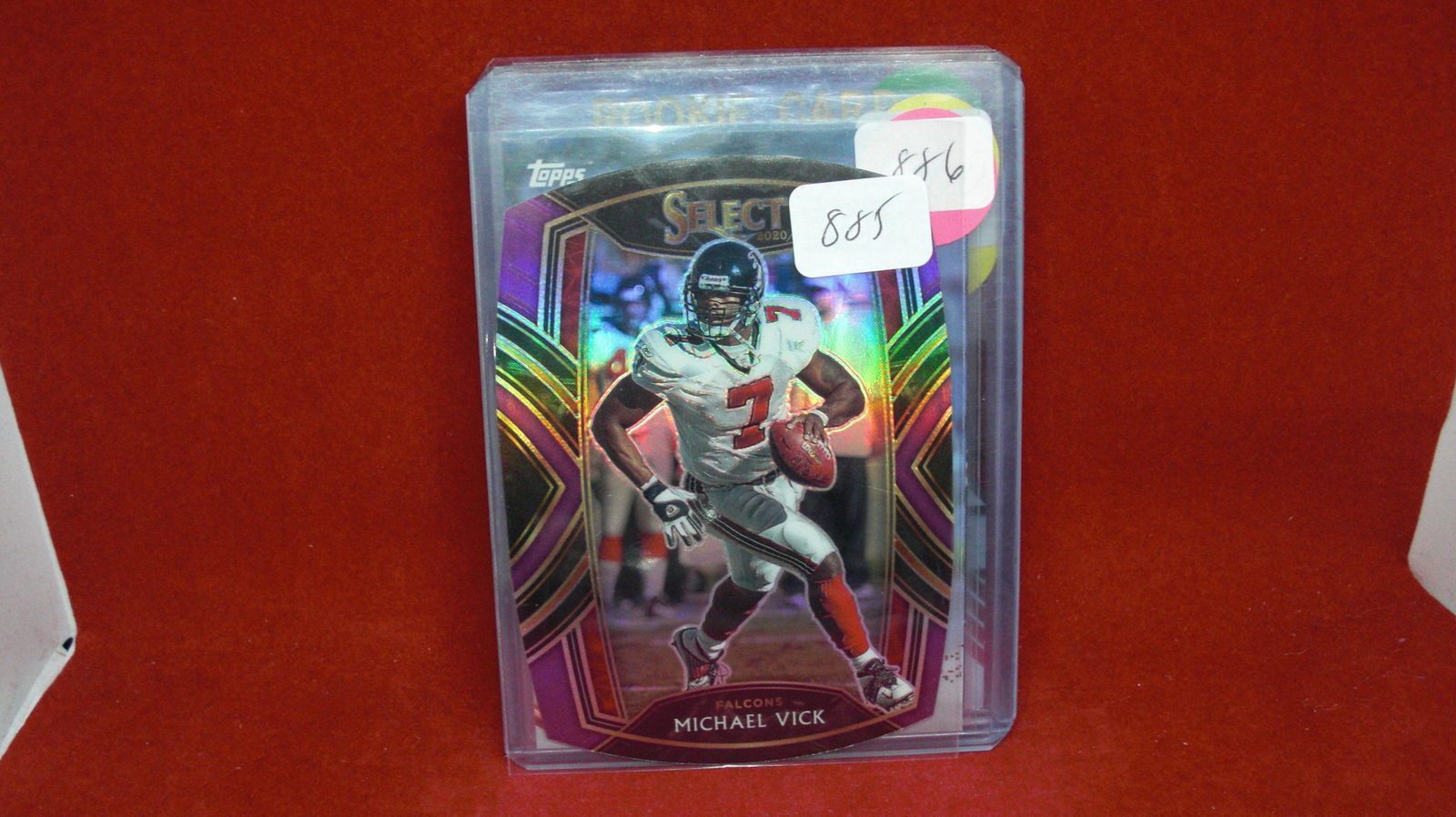 michael vick purple prizm die cut (1 of 1)