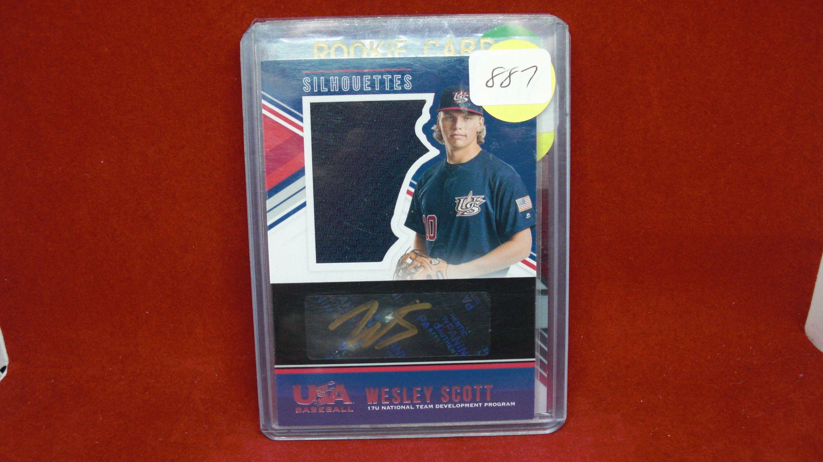 wesley scott usa rookie jersey card 30/39 (1 of 1)