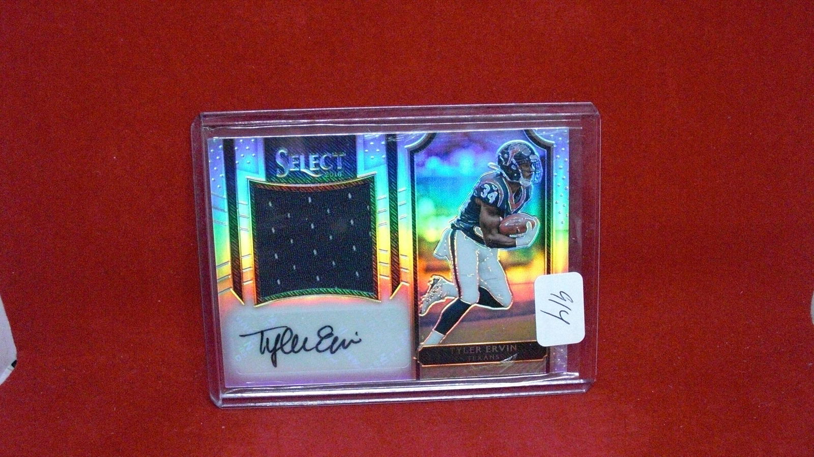 tyler erivin select jersey auto 13/99 (1 of 1)