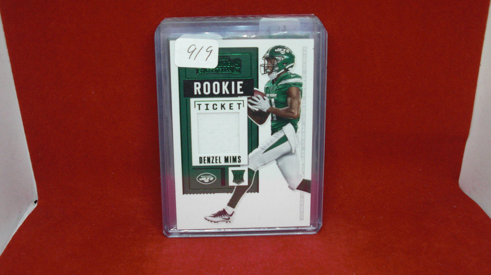 denzel mims rookie ticket jersey card (1 of 1)