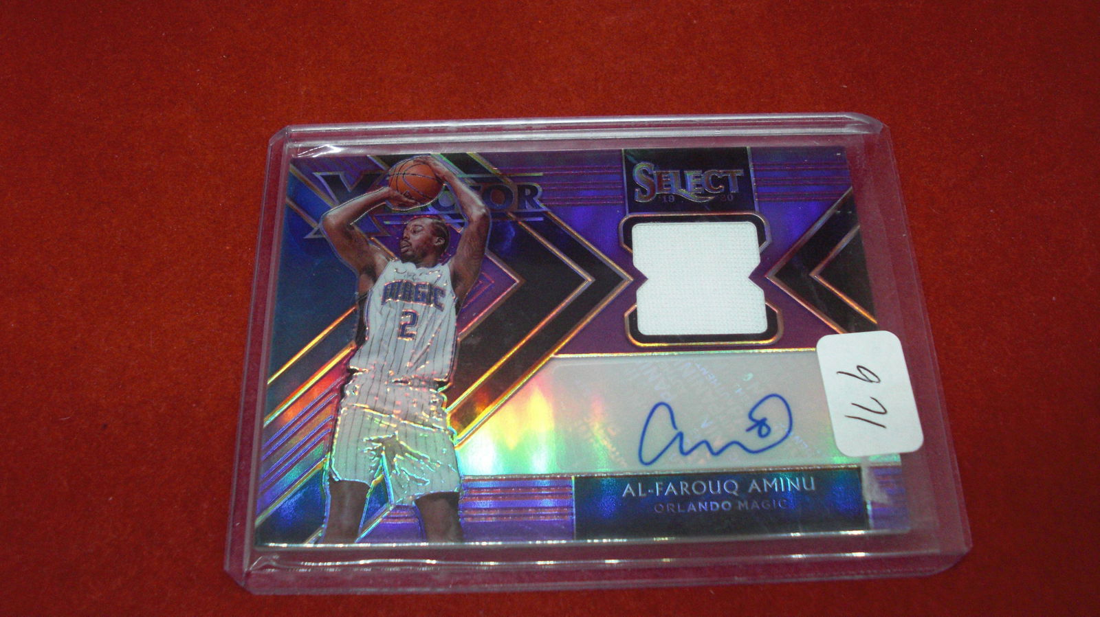al-farouq aminu purple select jersey card 95/99 (1 of 1)