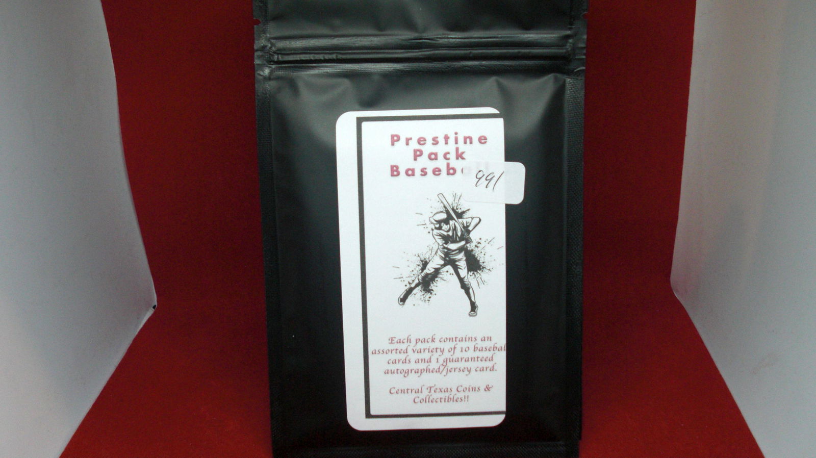 prestine pack baseball with a guaranteed hit! (1 of 1)